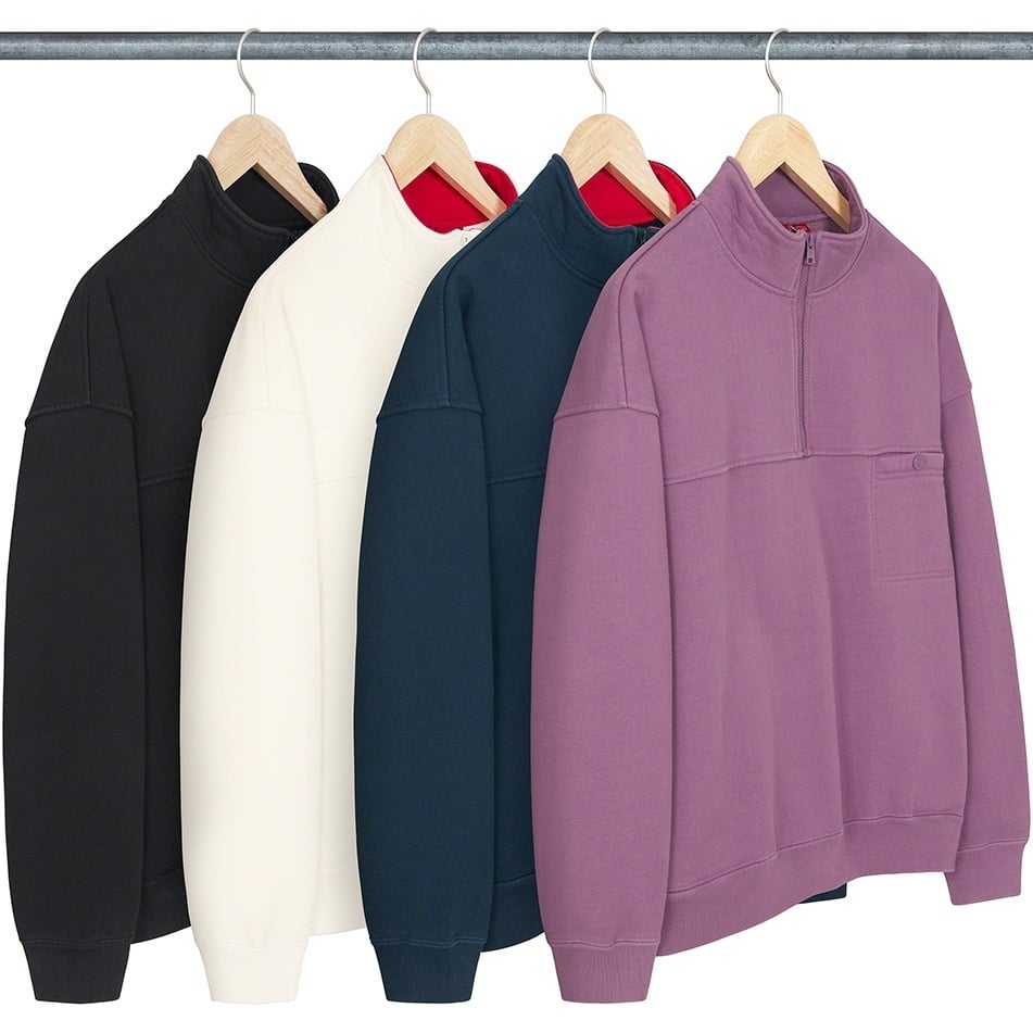 専用】supreme Washed Half Zip Pullover - fall/winter 2022 - Supreme