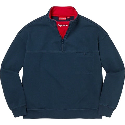 Washed Half Zip Pullover - fall/winter 2022 - Supreme