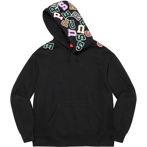 Scattered Appliqué Hooded Sweatshirt - Supreme