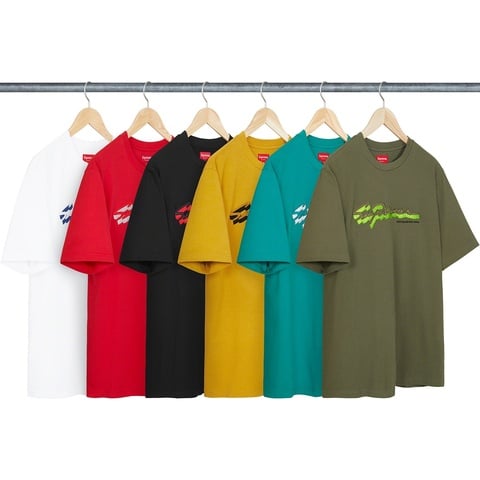 Supreme Shadow Script S/S Top - $88.00