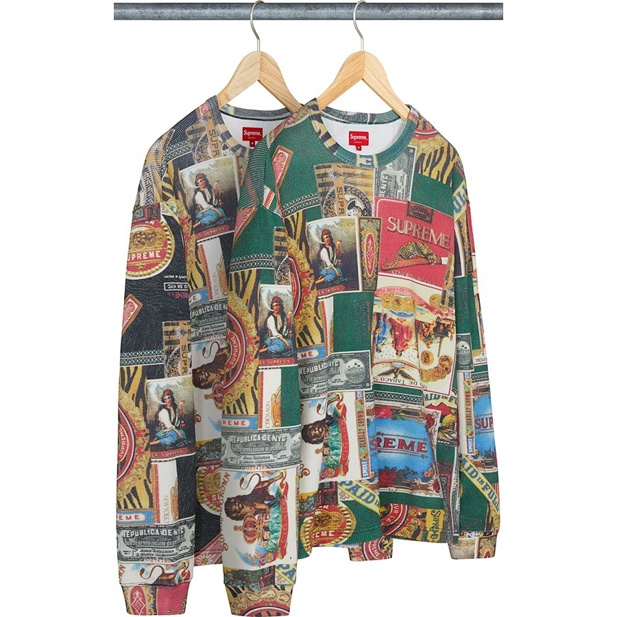 Supreme Republica Thermal 長袖カットソー 25 aw Republica Thermal - fall/winter 2022 - Supreme