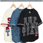 Supreme Denim Baseball Jersey (FW22)