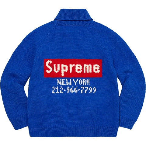 Supreme Box Logo Cowichan Sweater - Colorway