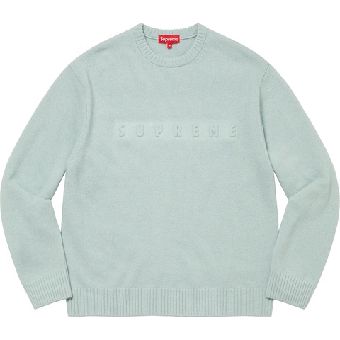 ☆ドリーム2号館☆　ジモティー割引　Supreme/EMBOSSED SWEATER/ORG/S Embossed Sweater - fall/winter 2022 - Supreme