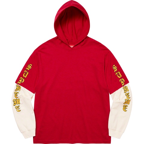 Layered Hooded L/S Top - fall/winter 2022 - Supreme