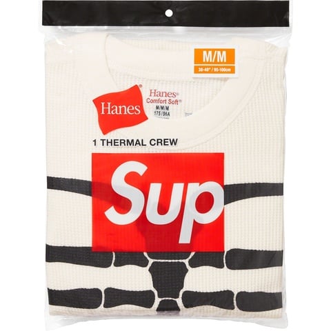 Supreme Supreme®/Hanes® Bones Thermal Crew (1 Pack) - Colorway