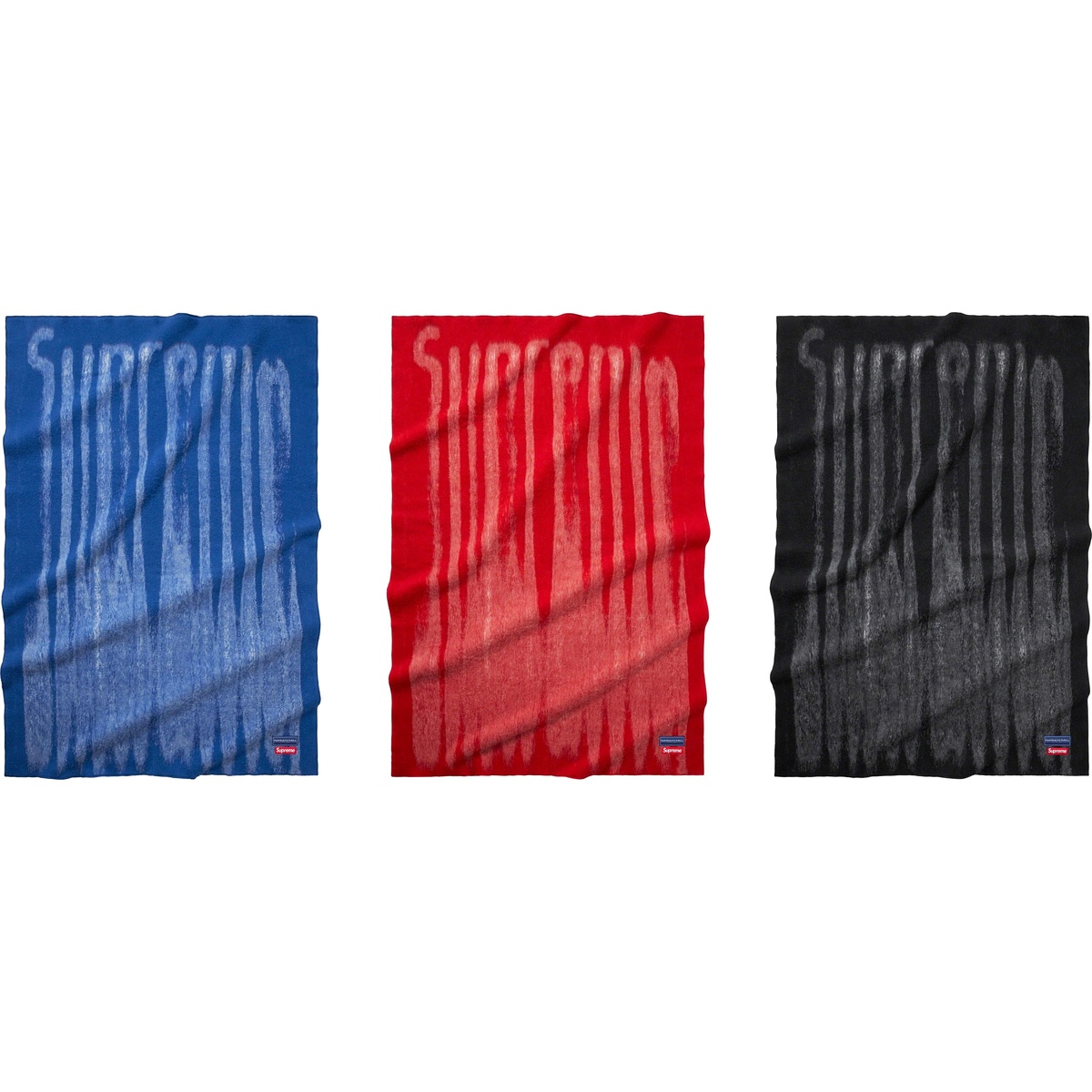 Supreme Blurred Logo Blanket (fall/winter 2023) - $368.00