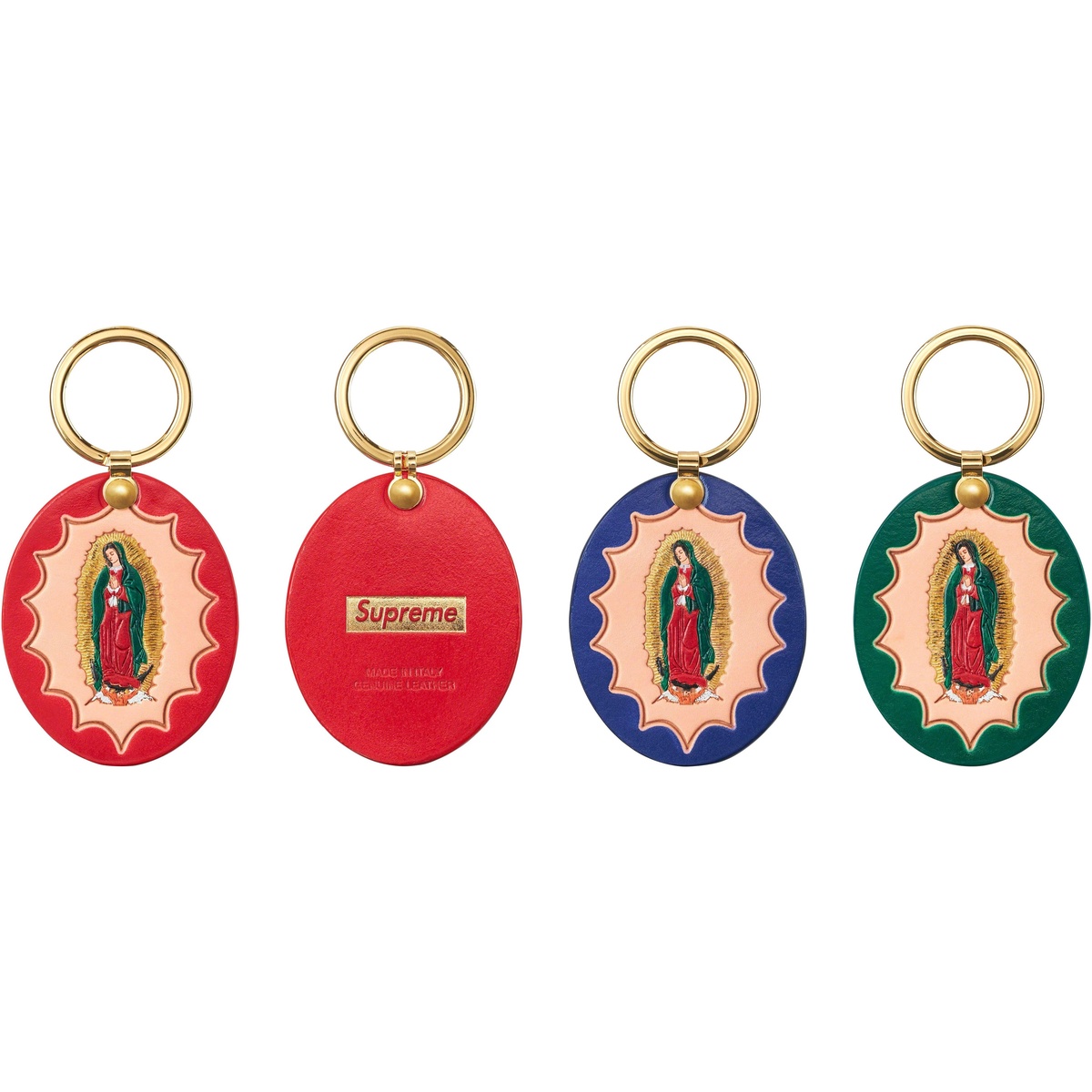 Guadalupe Leather Keychain - SupremeCommunity