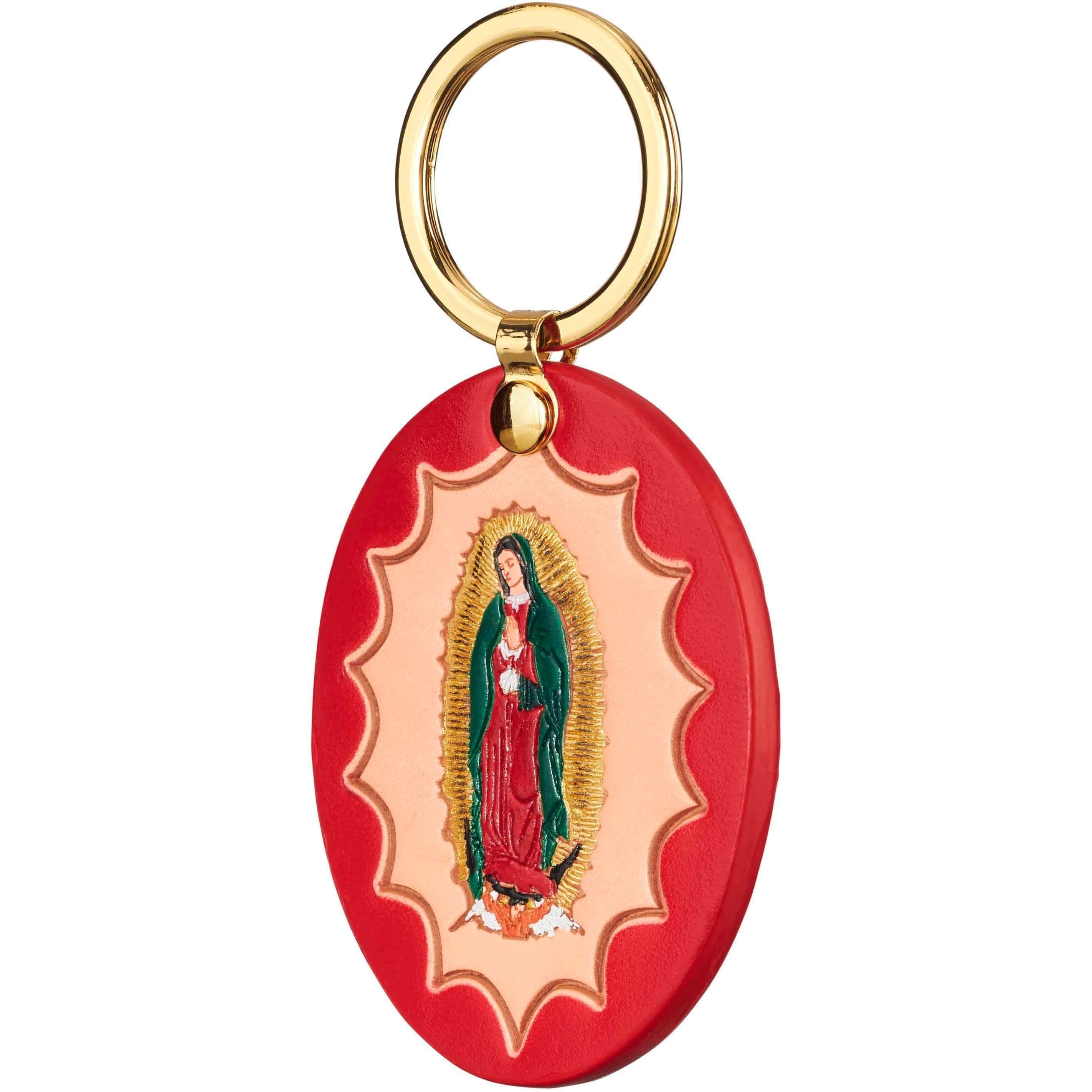 Supreme Guadalupe Leather Keychain (FW23) - $38