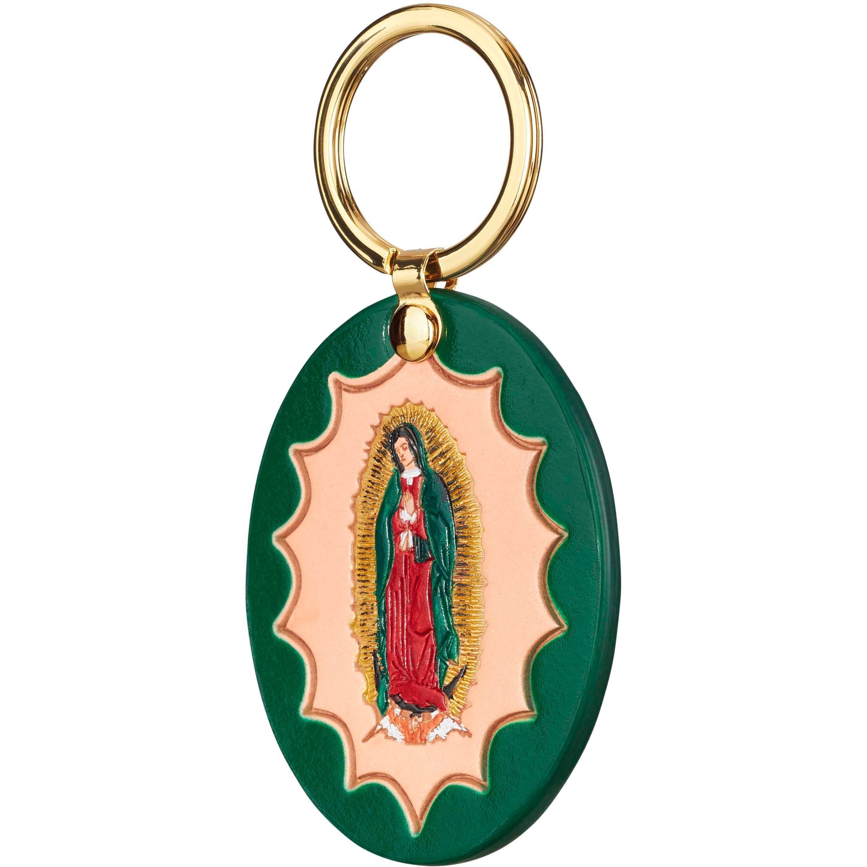 Supreme Guadalupe Leather Keychain (FW23) - $38