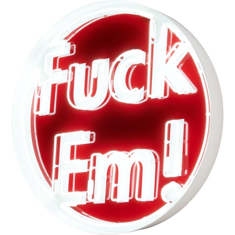 Supreme Large Fuck Em Neon Sign - Colorway