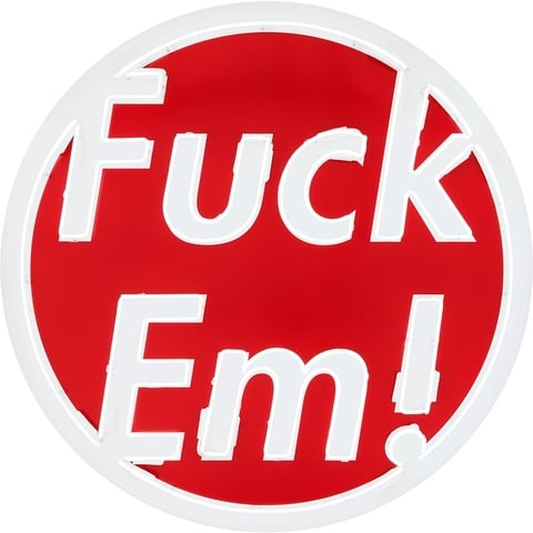Ｓ　Supreme Fuck Em！のエナメルピン Large Fuck Em Neon Sign - fall/winter 2023 - Supreme