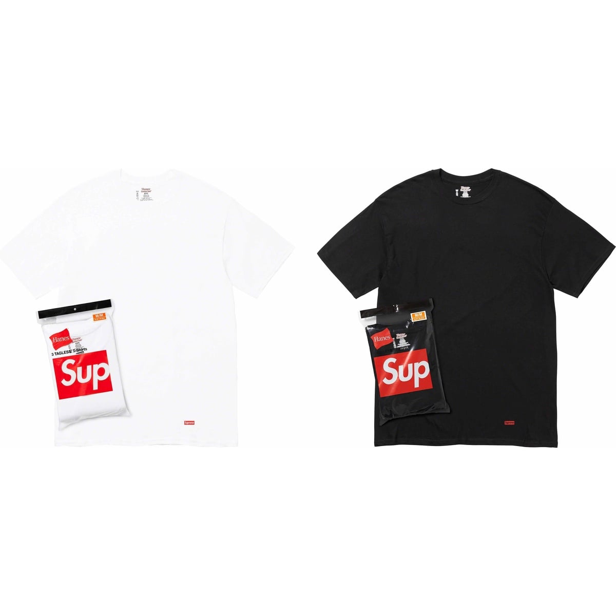 Supreme®/Hanes® Tagless Tees (3 Pack) - Supreme