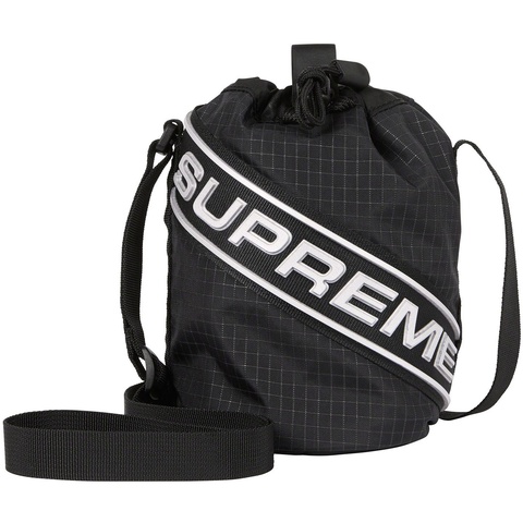 バッグ Supreme Stone Drawstring Bag Black Small Cinch Pouch - fall/winter 2023 - Supreme