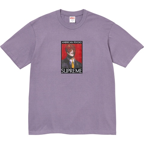 Supreme American Psycho Tee - Dusty Purple
