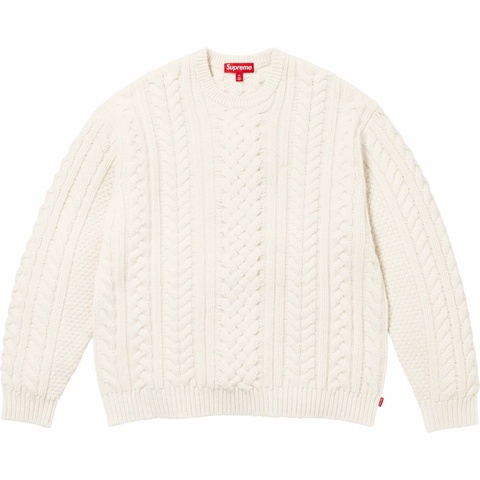 Appliqué Cable Knit Sweater - fall/winter 2023 - Supreme
