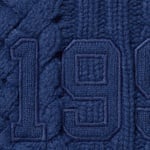 Supreme Appliqué Cable Knit Sweater (FW23) - Navy