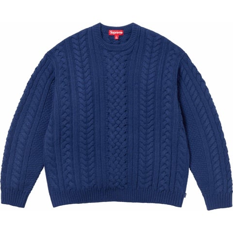 Appliqué Cable Knit Sweater - fall/winter 2023 - Supreme
