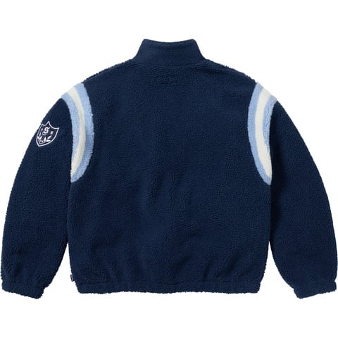 Supreme Arc Half Zip Fleece Pullover - Navy