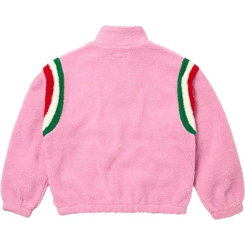 Supreme Arc Half Zip Fleece Pullover - Pink