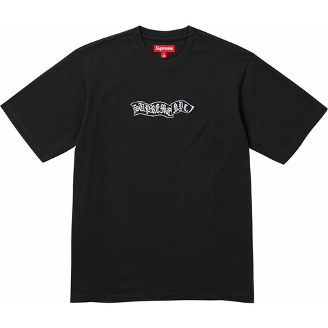 Supreme Banner S/S Top - Black