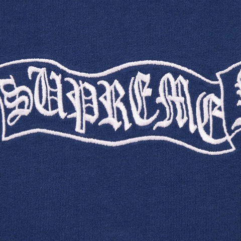 Supreme Banner S/S Top - Dark Royal
