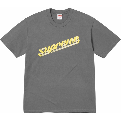 Supreme Banner Tee - Charcoal