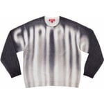 Supreme Blurred Logo Sweater (FW23) - Black
