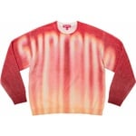 Supreme Blurred Logo Sweater (FW23) - Red