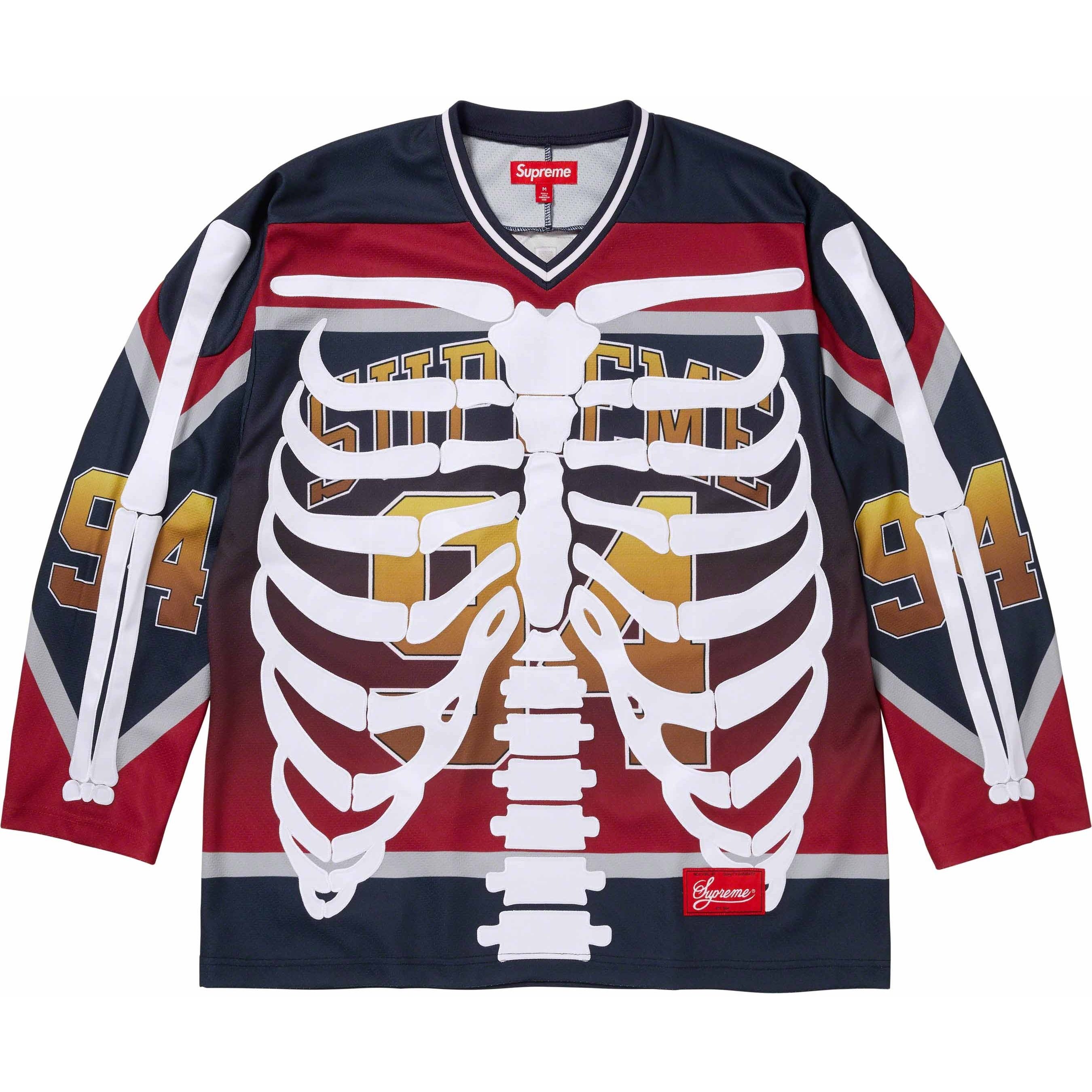 Supreme Bones Hockey Jersey (FW23) - Multicolor - $148