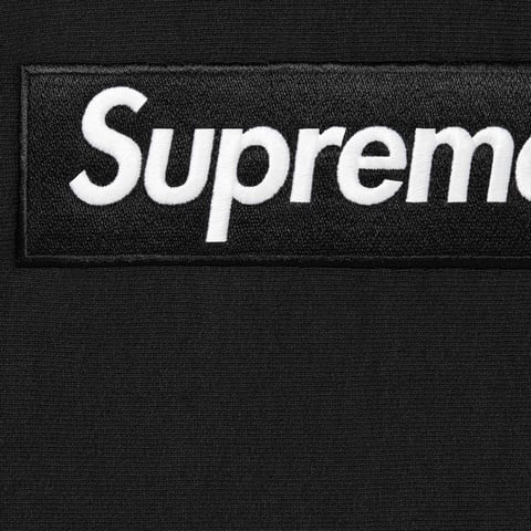 Supreme Box Logo Hooded Sweatshirt - Black