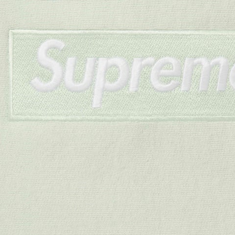 Supreme Box Logo Hooded Sweatshirt - Light Green