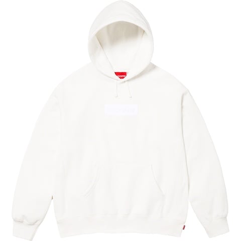 Supreme Box Logo Hooded Sweatshirt - White