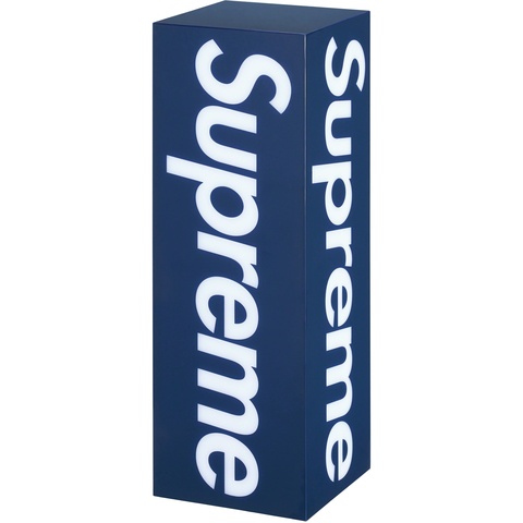 Supreme Box Logo Lamp - Blue
