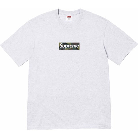 Supreme Box Logo Tee - Ash Grey
