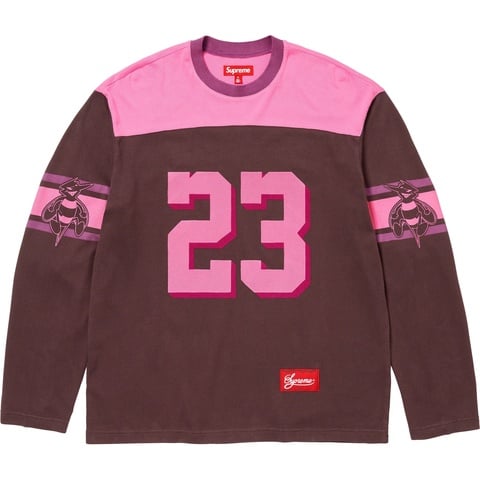Supreme Bumblebee L/S Football Top - Brown