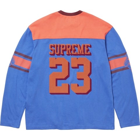 Supreme Bumblebee L/S Football Top - Light Royal