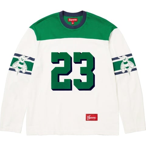 Supreme Bumblebee L/S Football Top - White