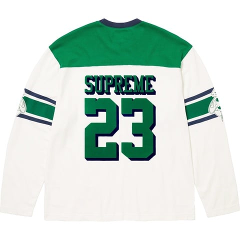 Supreme Bumblebee L/S Football Top - White