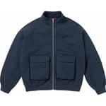Supreme Cargo Pocket Zip Up Sweatshirt (FW23) - Navy
