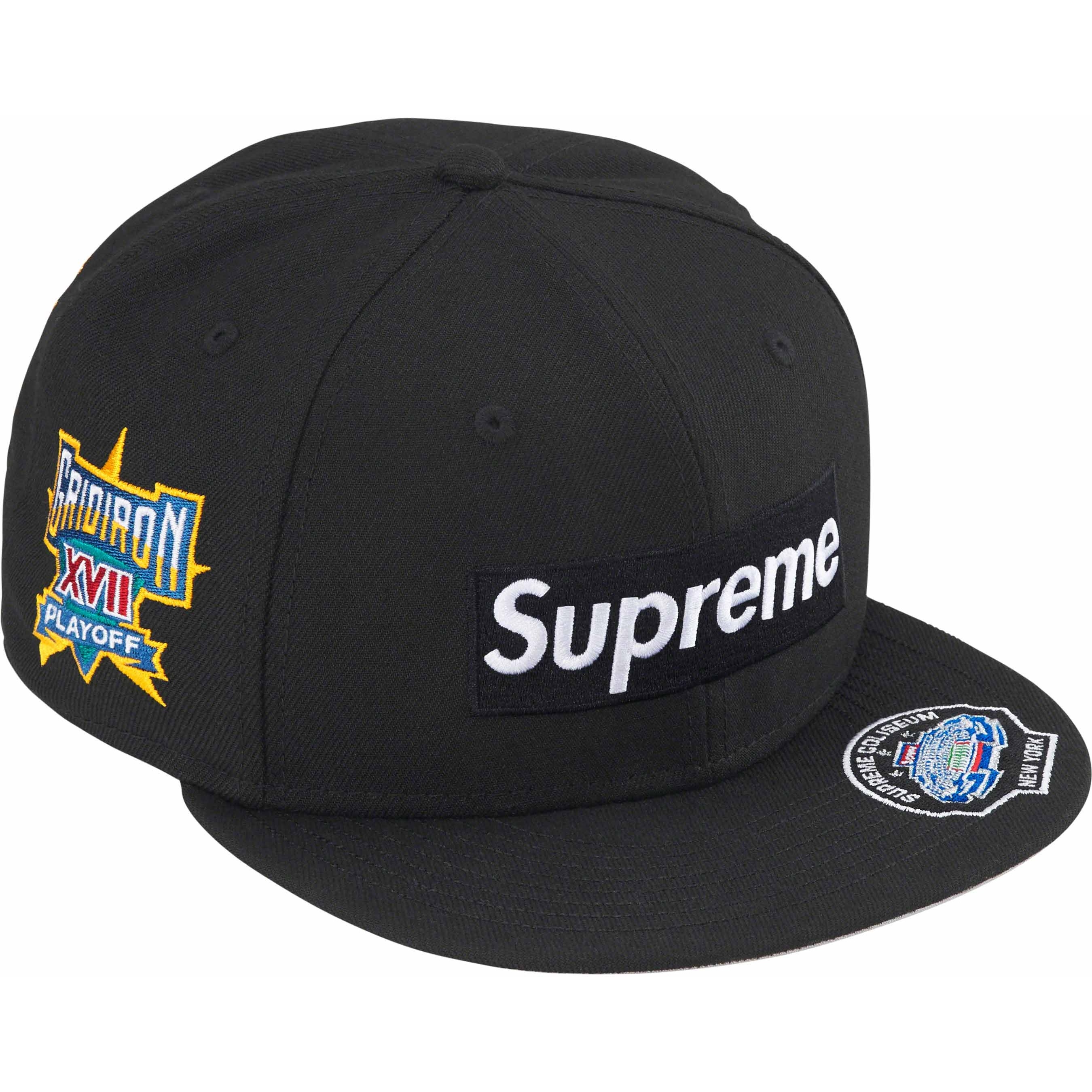 Supreme Championships Box Logo New Era (FW23) - Black - $54