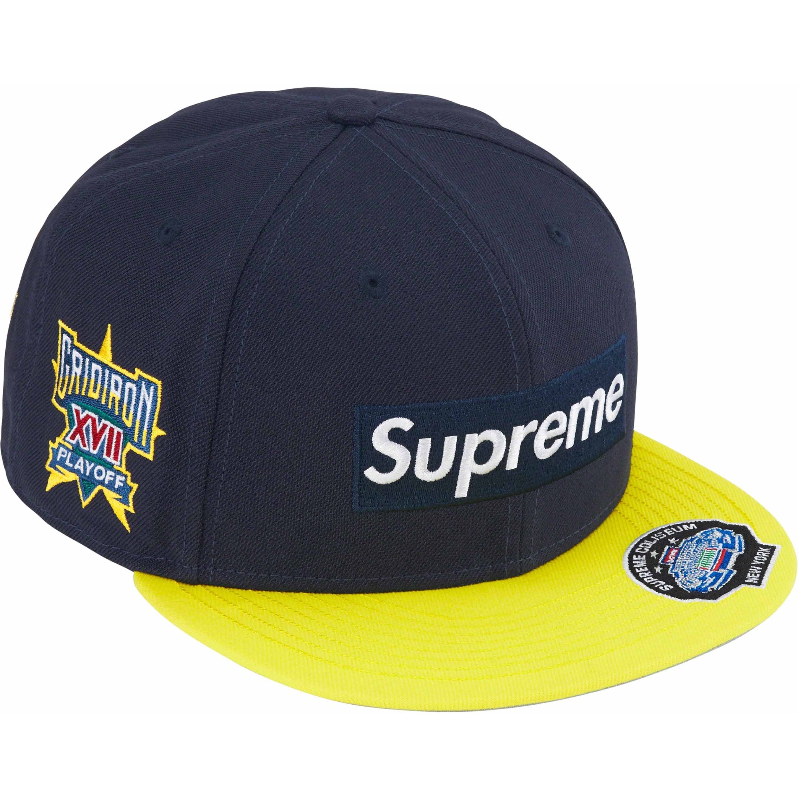 Supreme Championships Box Logo New Era (FW23) - Navy - $54