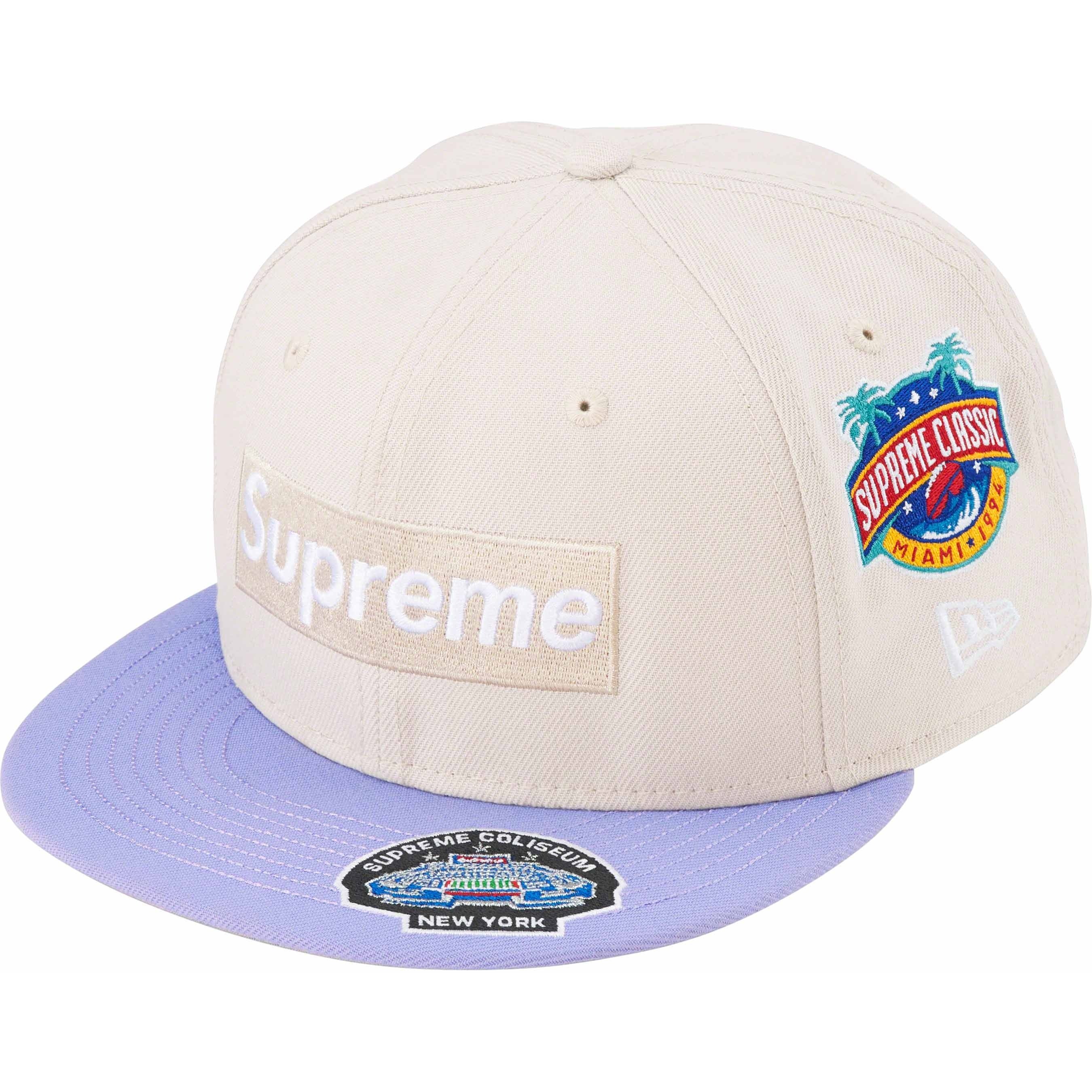Supreme Championships Box Logo New Era (FW23) - Stone - $54