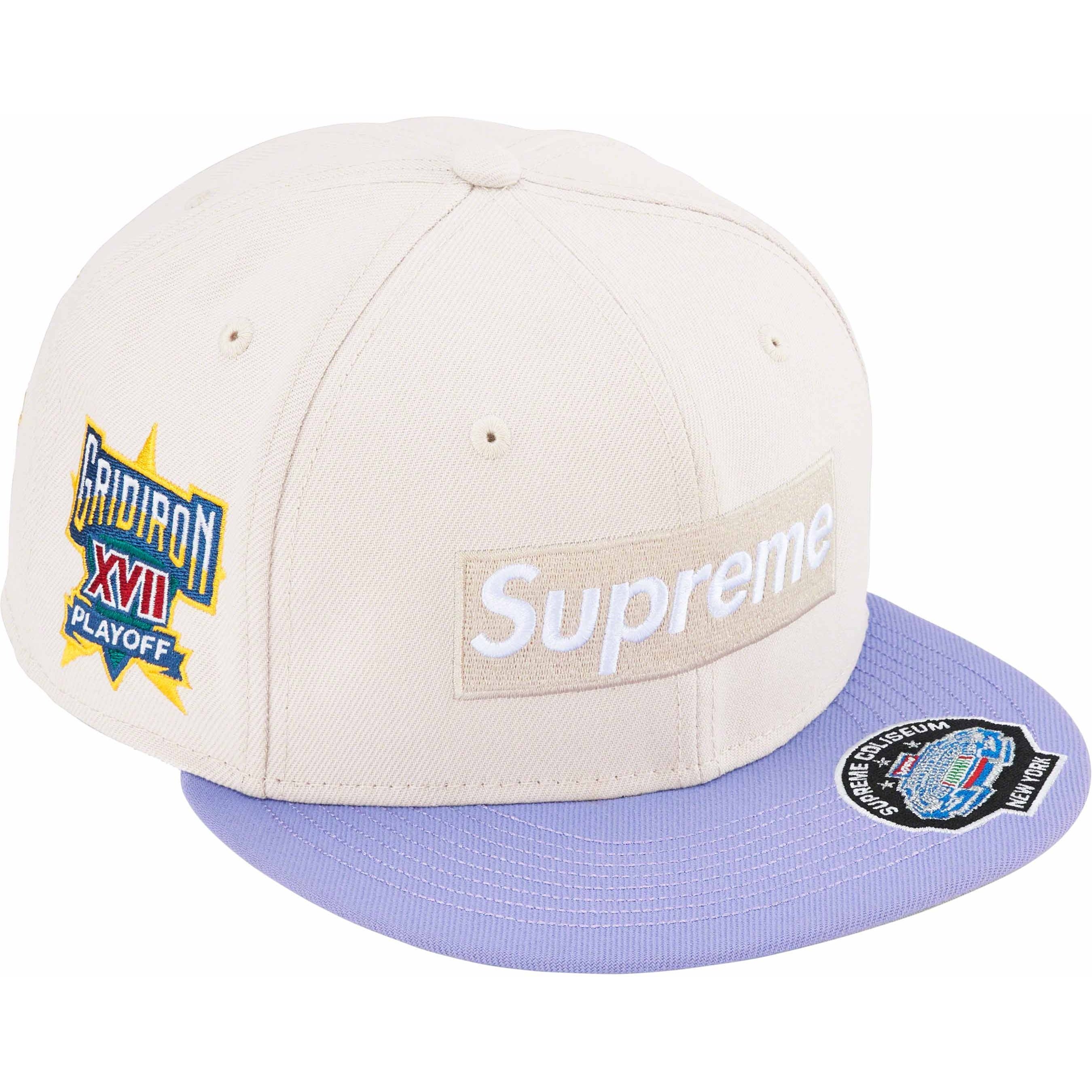 Supreme Championships Box Logo New Era (FW23) - Stone - $54