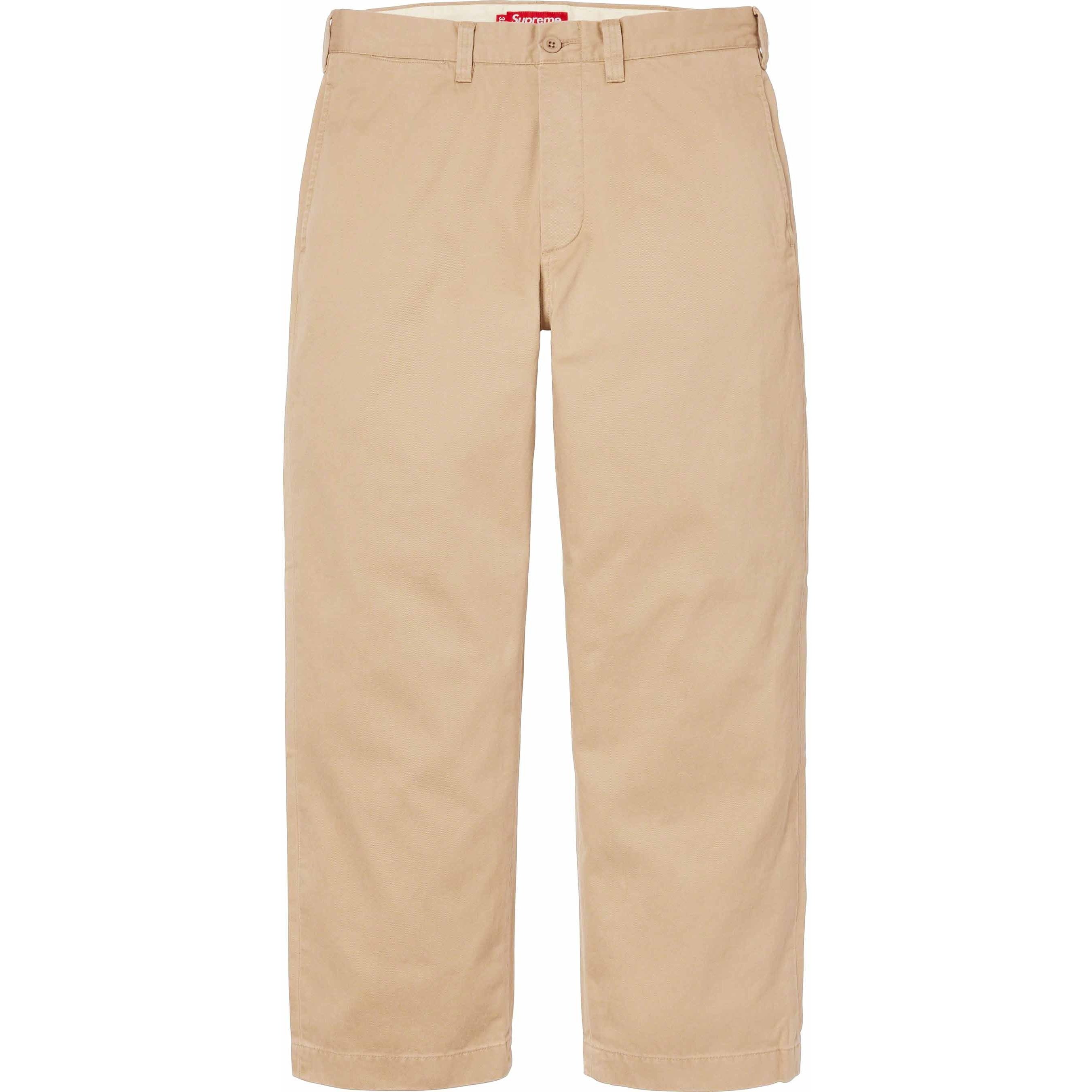 Supreme Chino Pant (FW23) - Khaki - $148