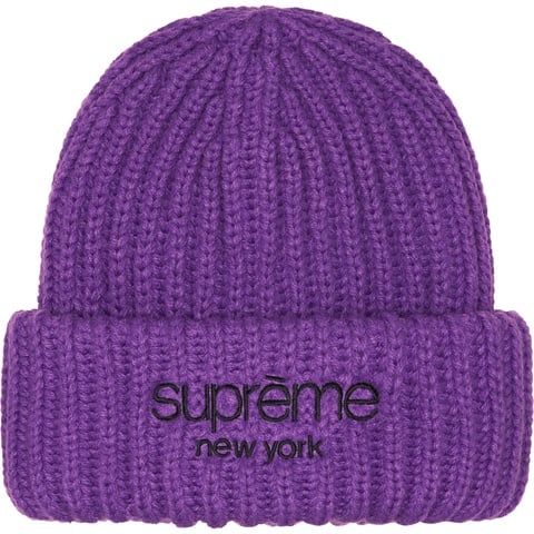 Classic Logo Chunky Ribbed Beanie - Supreme