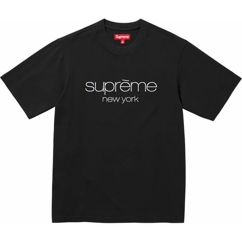 Supreme Classic Logo S/S Top - Black