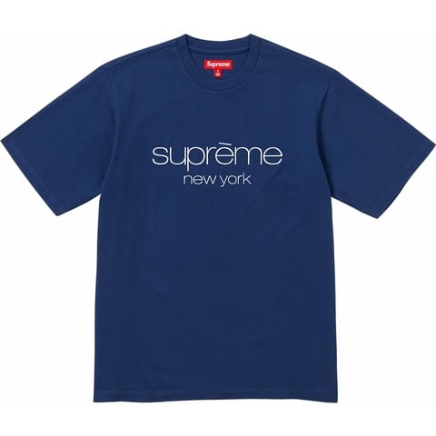 Supreme Classic Logo S/S Top - Navy