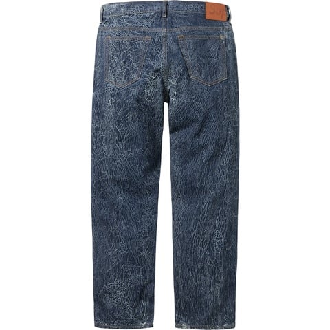 Supreme Crackle Regular Jean - Blue