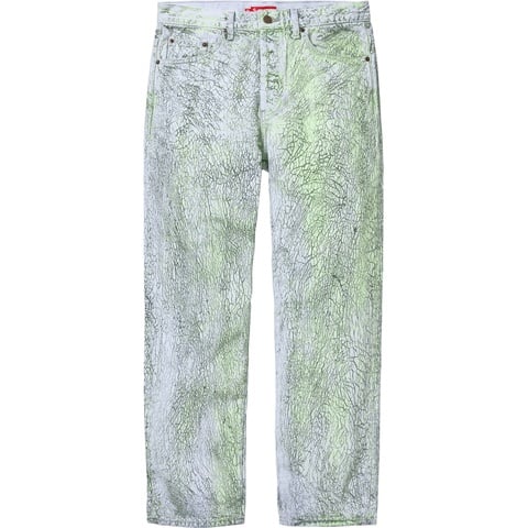 Supreme Crackle Regular Jean - Multicolor